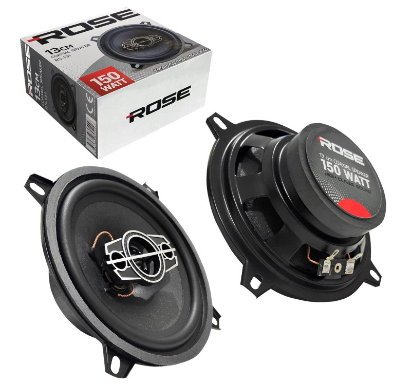  Rose Oto Hoparlör 13cm 150w Tweeterli 1 Adet 